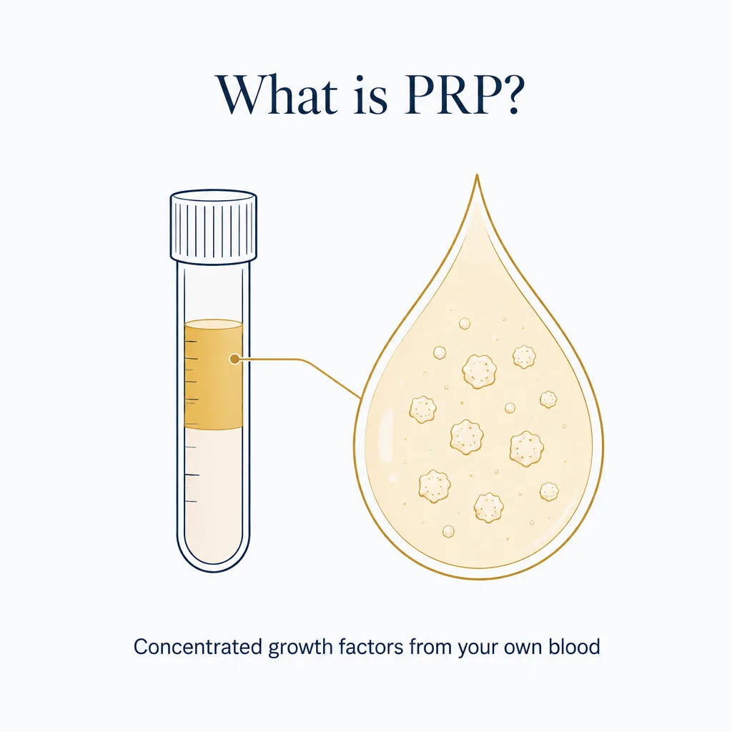 What is PRP? Concentrated growth factors from your own blood