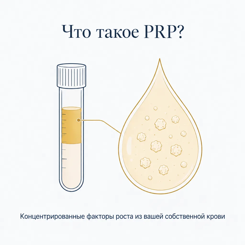 Что такое PRP? Концентрированные факторы роста из вашей собственной крови