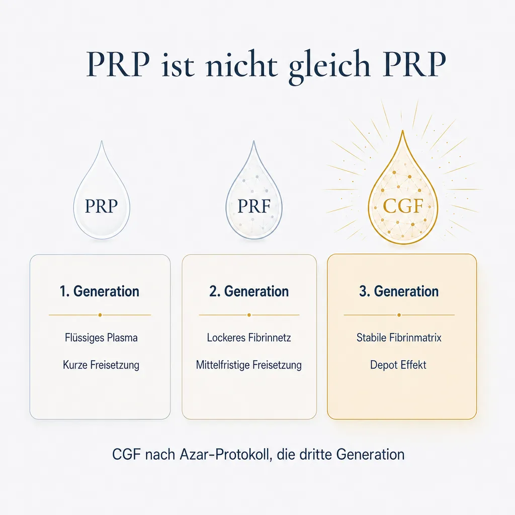 PRP ist nicht gleich PRP: CGF nach Azar-Protokoll, die dritte Generation